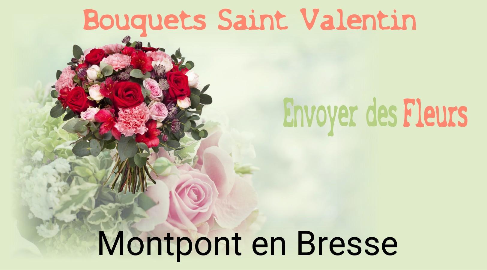 Roses de Saint-Valentin livrées à Montpont-en-Bresse